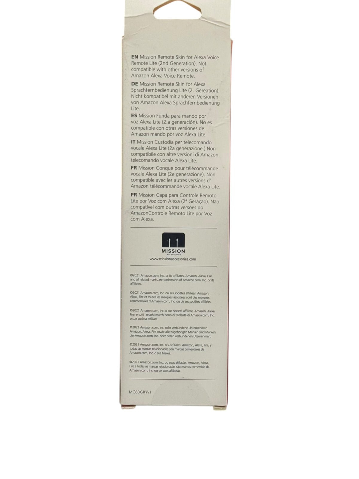 Remove Skin for Alexa Voice Lite (2nd Generation)