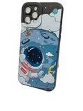 Cute Astronaut iPhone 12 PRO Max Protective Phone Case –Cartoon Space Design