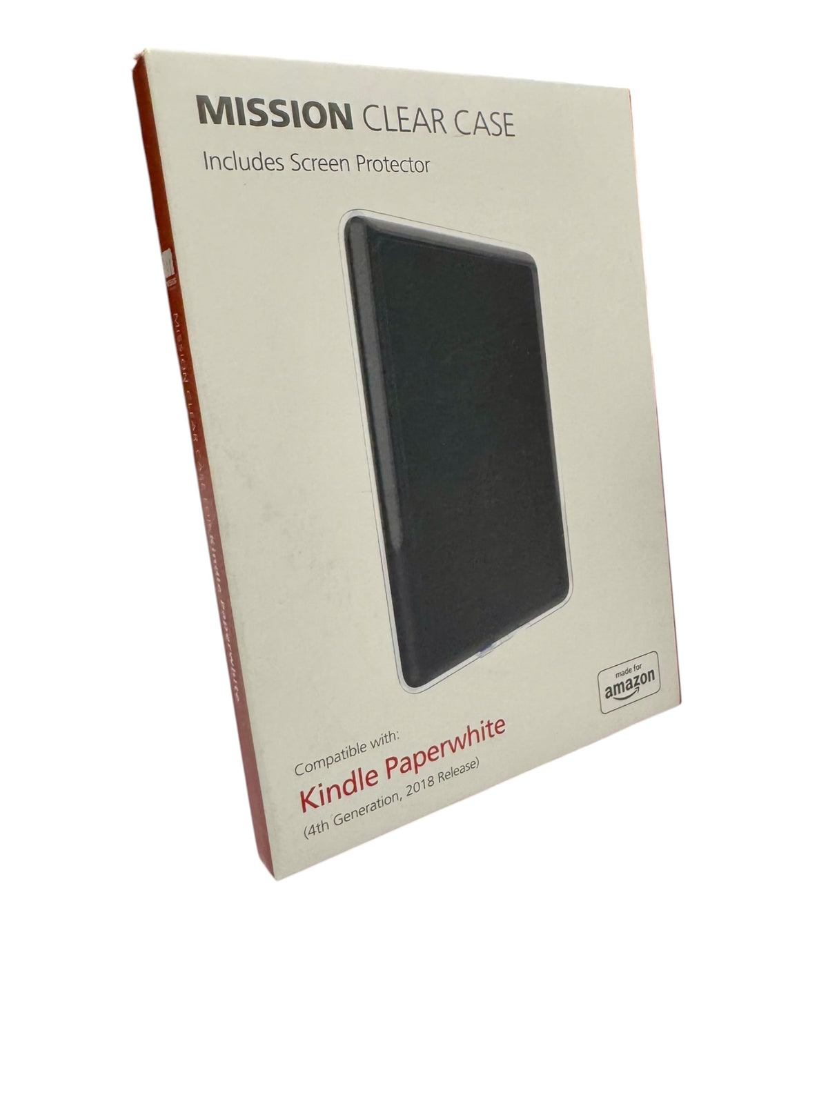 Mission Clear Case for Kindle Paperwhite 4th Generation, 2018 Release