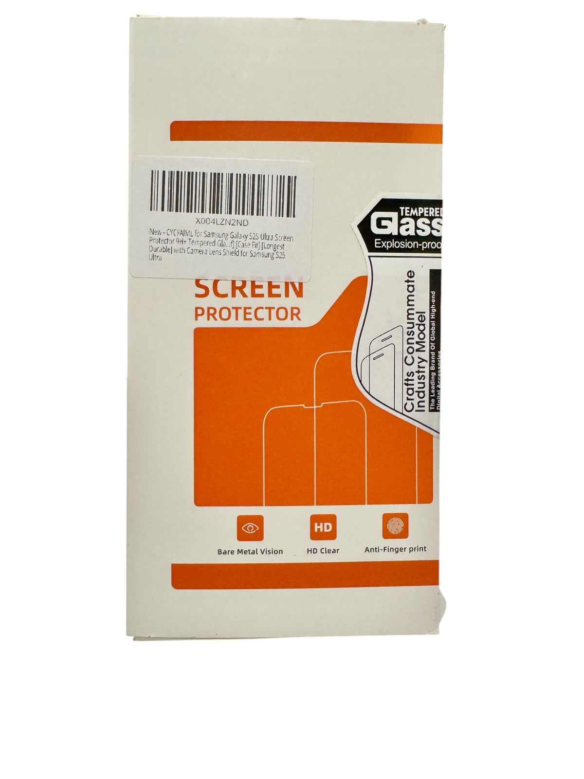 Samsung Galaxy S25 Ultra Tempered Glass Phone Screen Protector