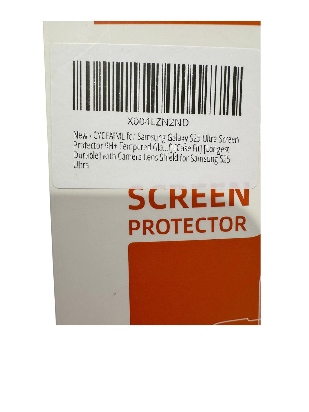 Samsung Galaxy S25 Ultra Tempered Glass Phone Screen Protector