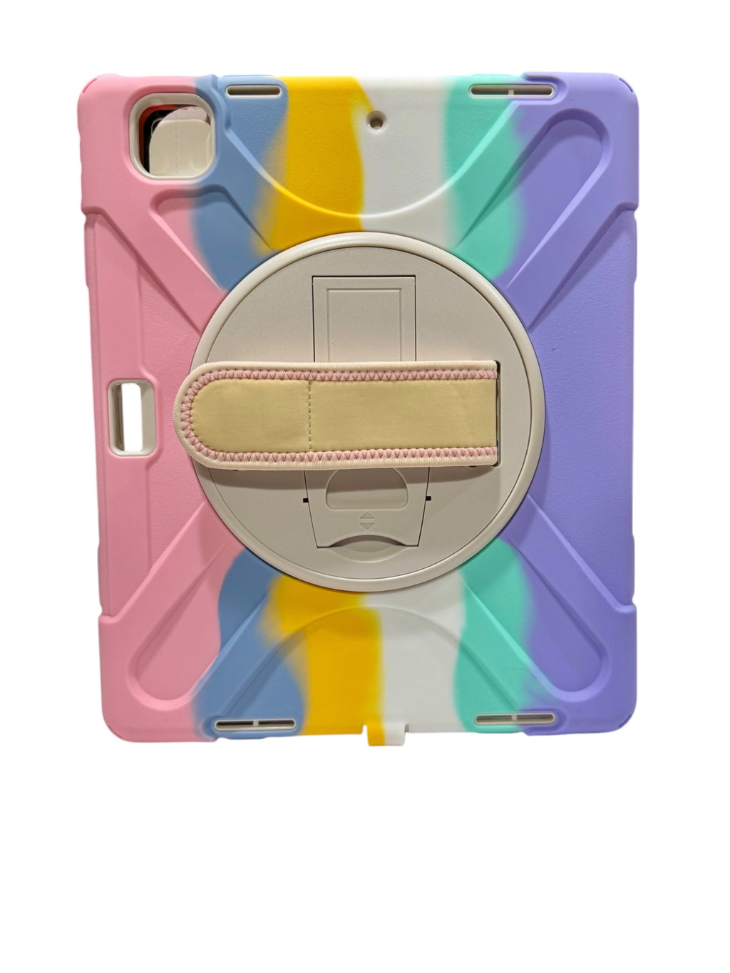 Kids Shockproof Tablet Case with Rotating Stand & Hand Strap