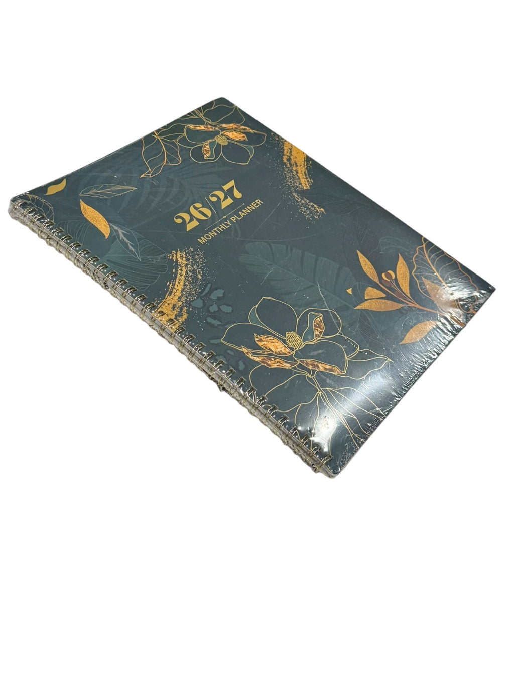 2026–2027 Floral Monthly Planner – Spiral Bound Organizer