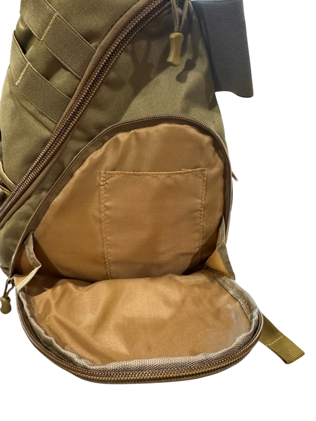 Tactical Sling Backpack MOLLE Crossbody Chest Pack with USB charging port