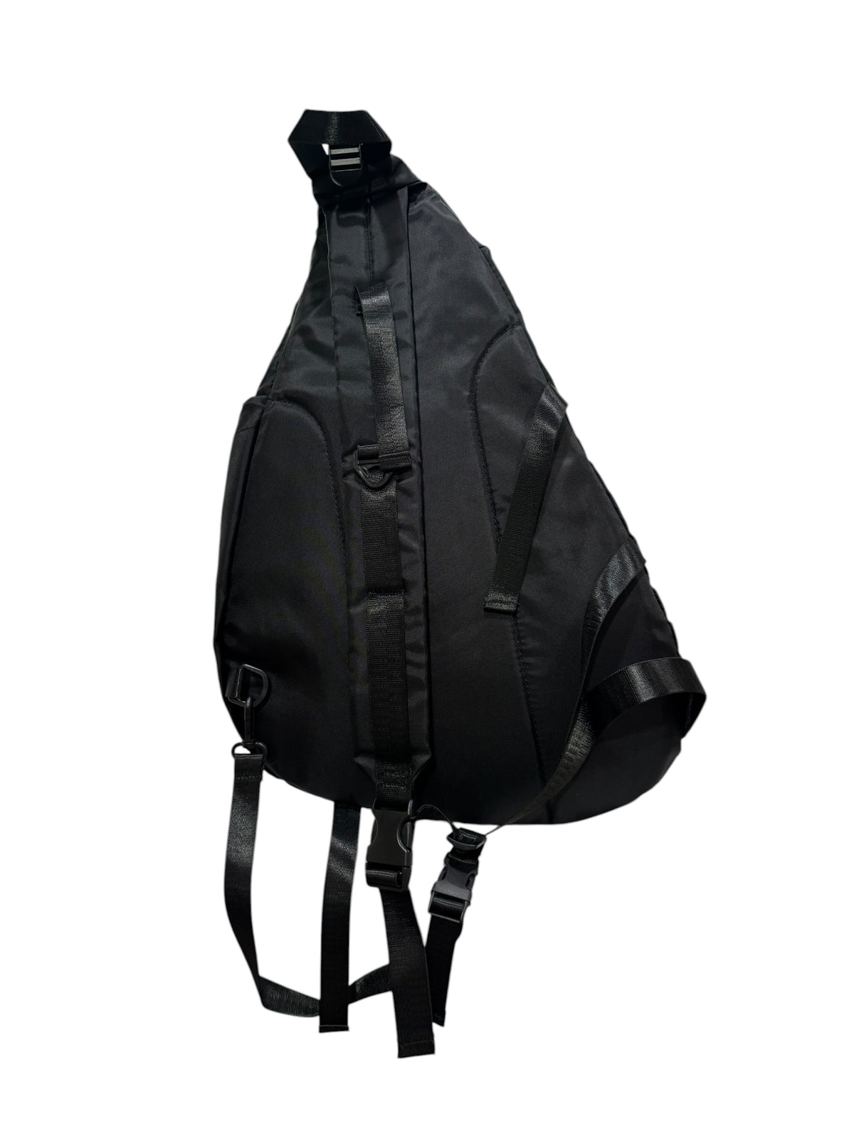 Black Sling Backpack Crossbody Travel Daypack