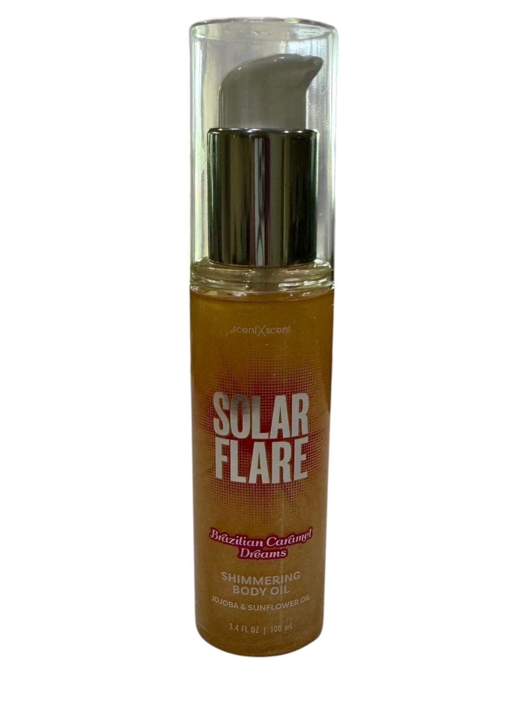 Solar Flare Shimmering Body Oil - Brazilian Caramel Dreams - 3.4 oz