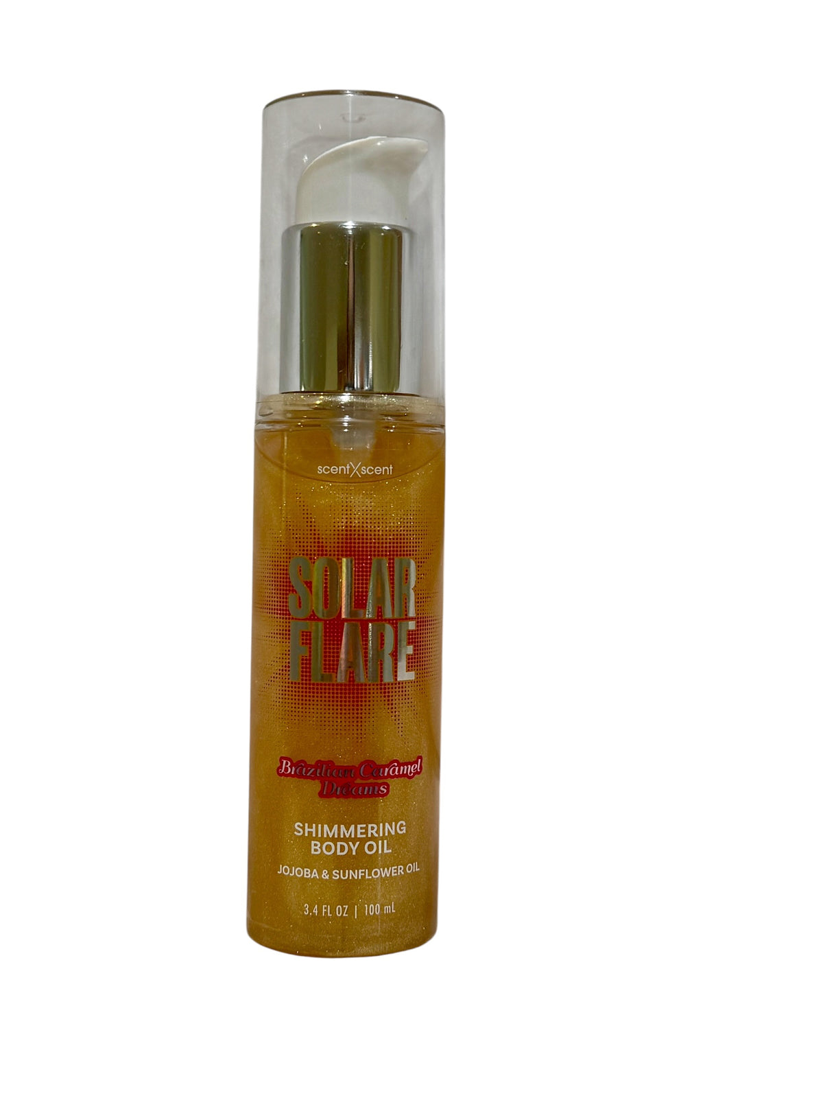 Solar Flare Shimmering Body Oil - Brazilian Caramel Dreams - 3.4 oz