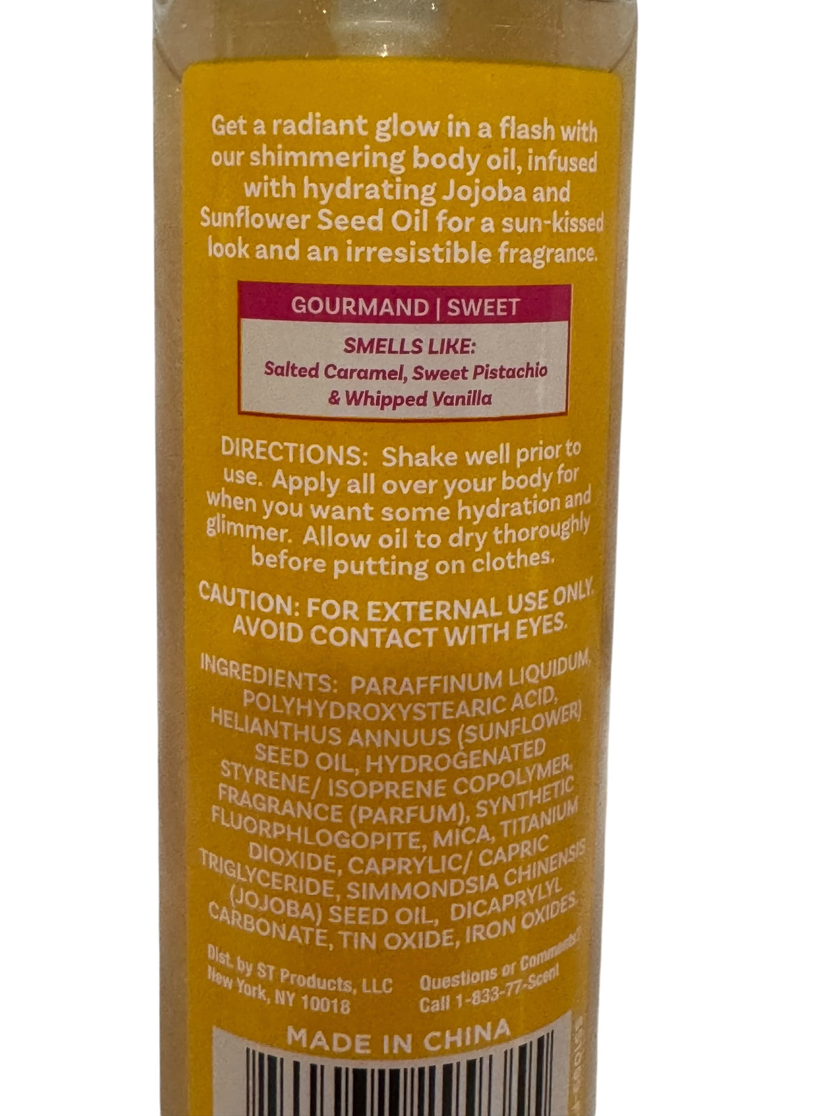 Solar Flare Shimmering Body Oil - Brazilian Caramel Dreams - 3.4 oz