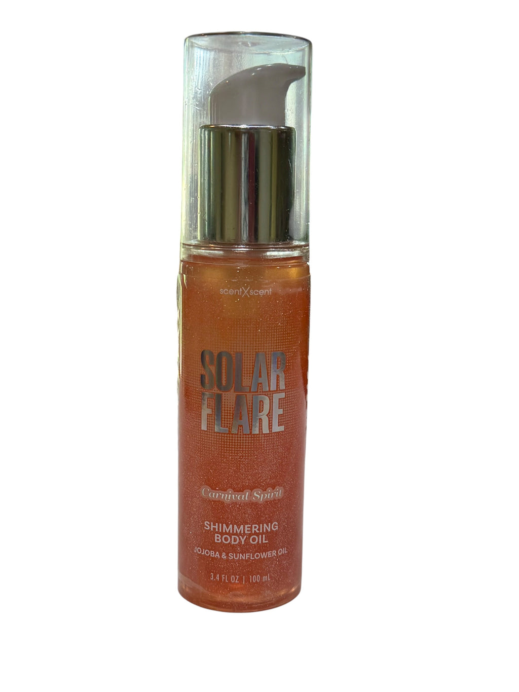 Aceite Corporal Iluminador Solar Flare - Espíritu de Carnaval Jojoba & Girasol - 3.4 oz