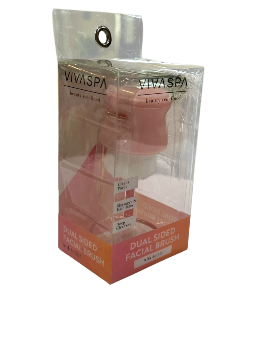 Cepillo Facial de Doble Cara con Soporte
