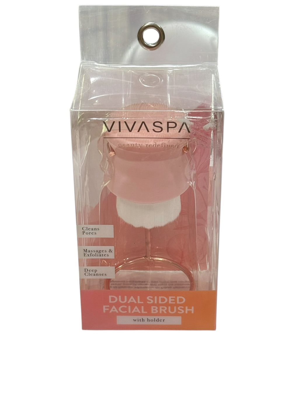 Cepillo Facial de Doble Cara con Soporte