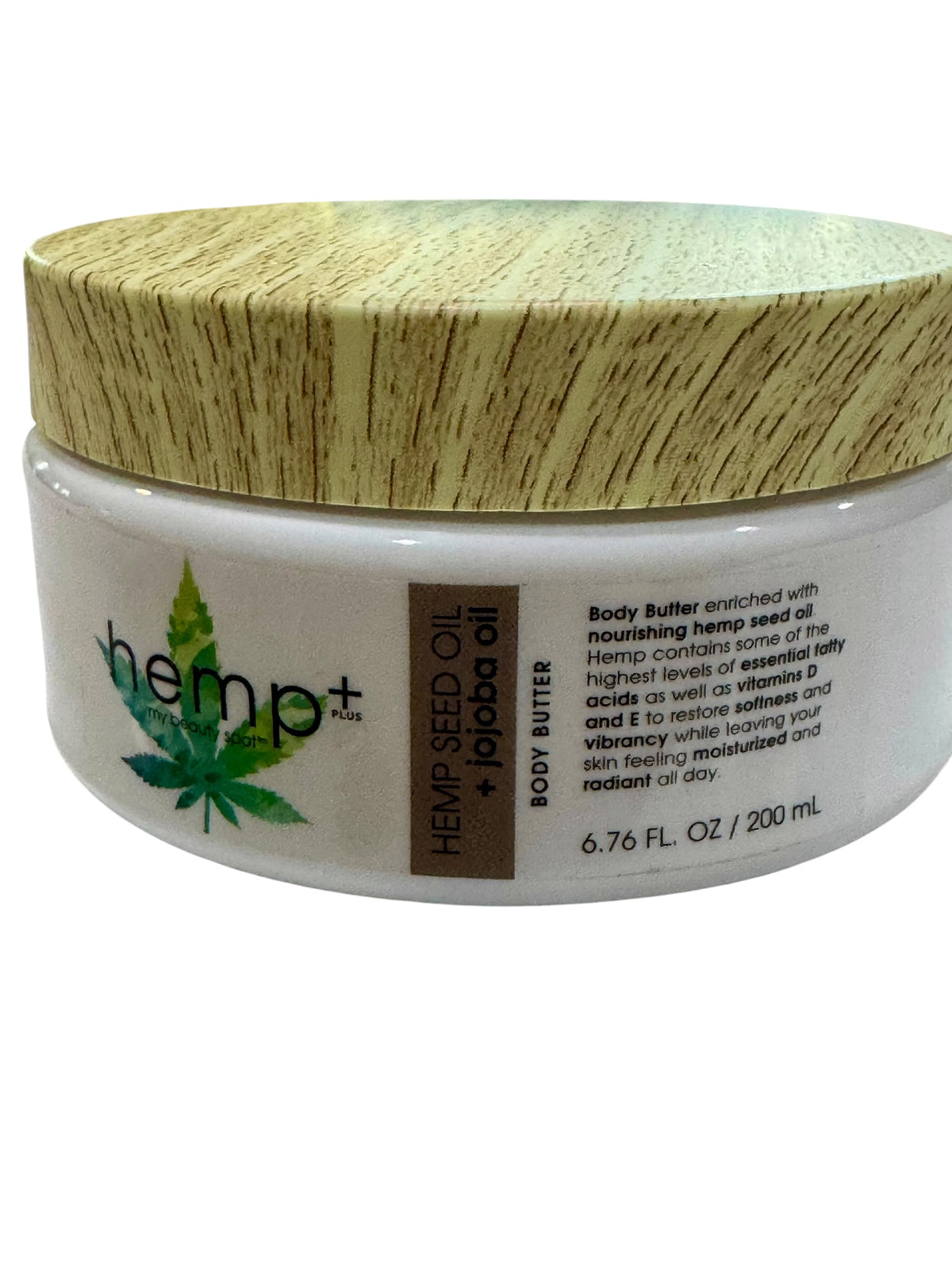 Hemp Plus Body Butter 6.76 oz / 200 ml