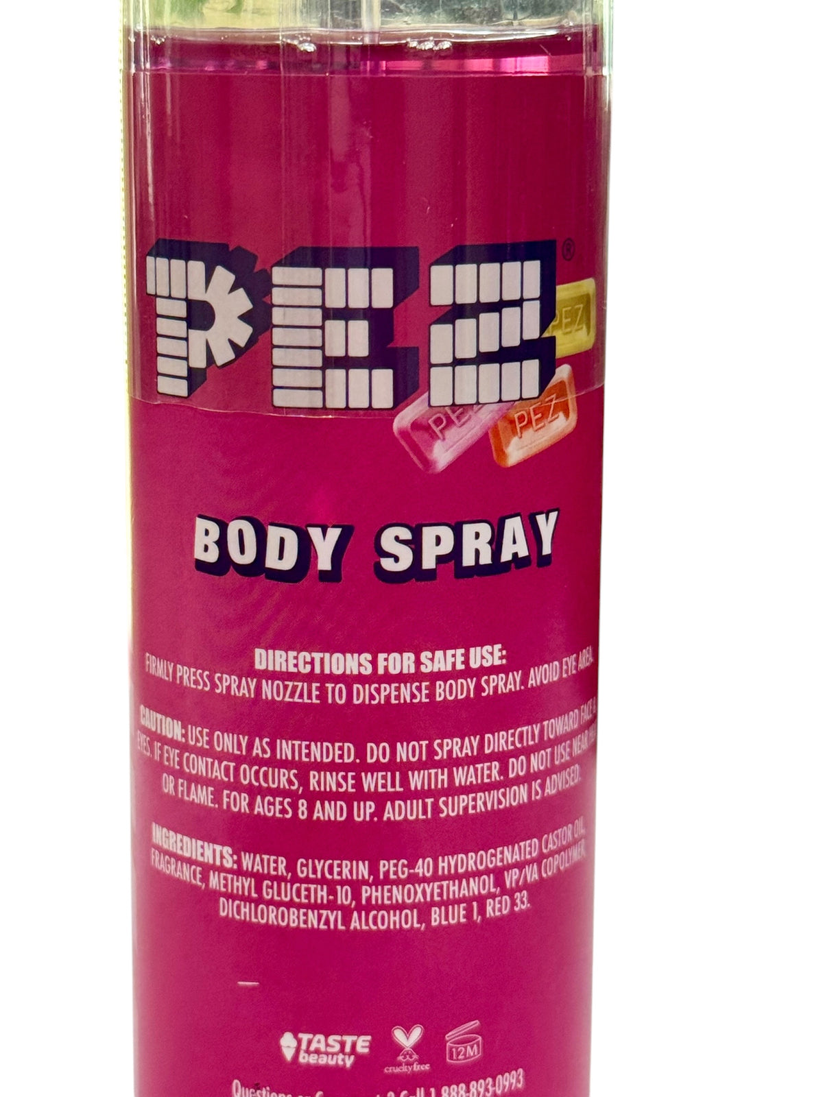 PEZ Strawberry Scented Body Spray - 8 oz