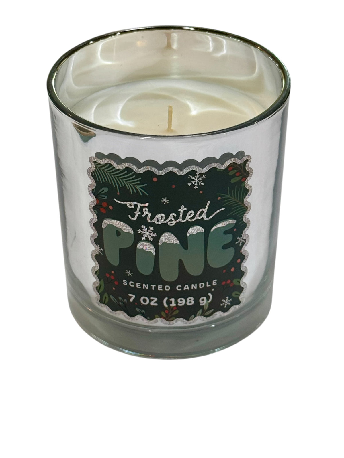 Frosted Pine Scented Holiday Candle - 7 oz