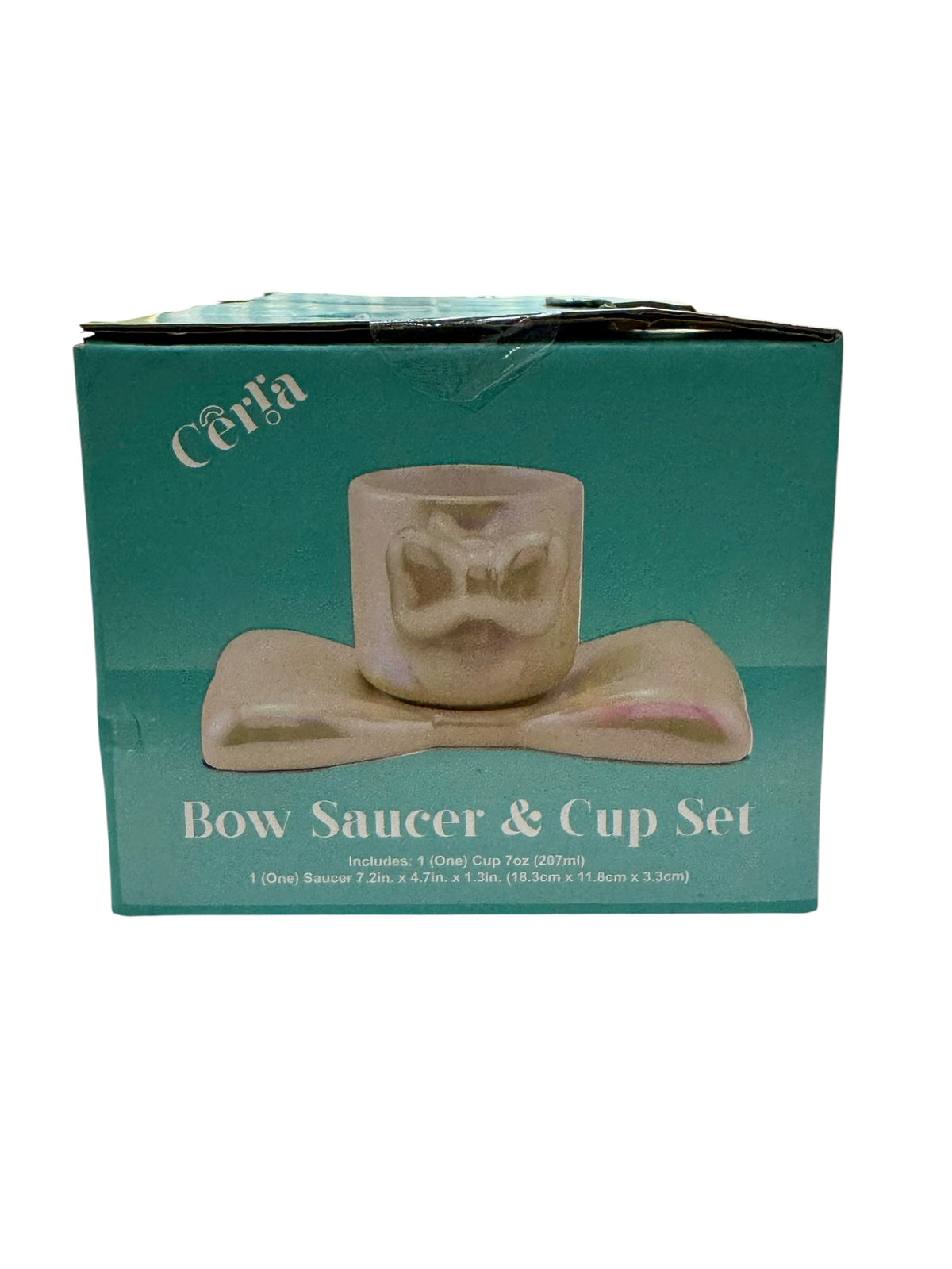 Bow Saucer & Cup Set