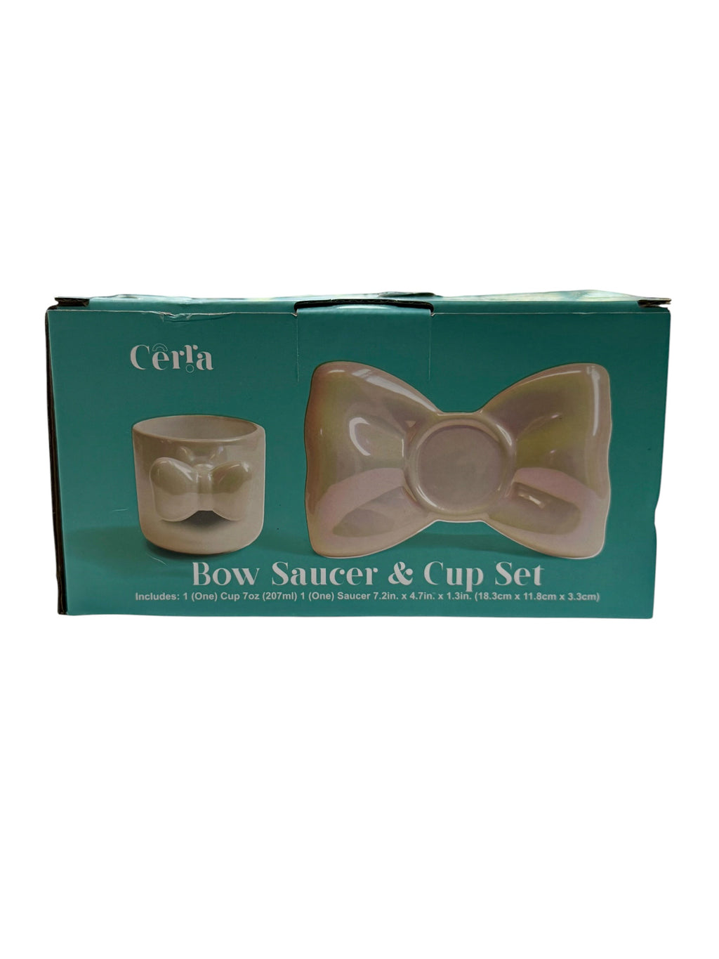 Bow Saucer & Cup Set