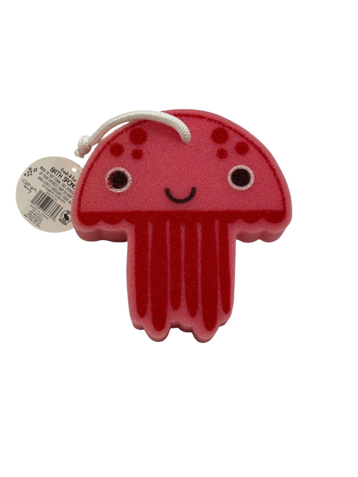Fresh & Fun Jellyfish Bath Sponge-Pink