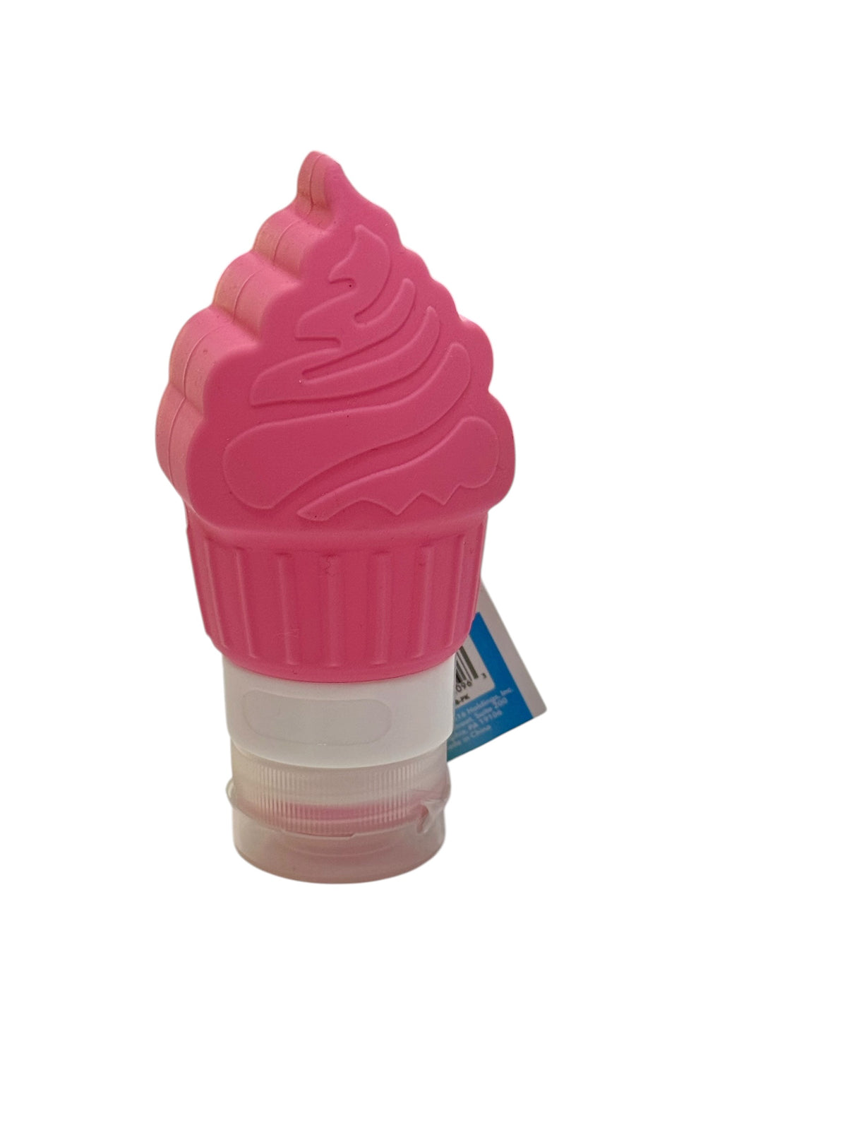 Botella Contenedor de Viaje Rosa Cupcake-3.4 oz (100 ml)