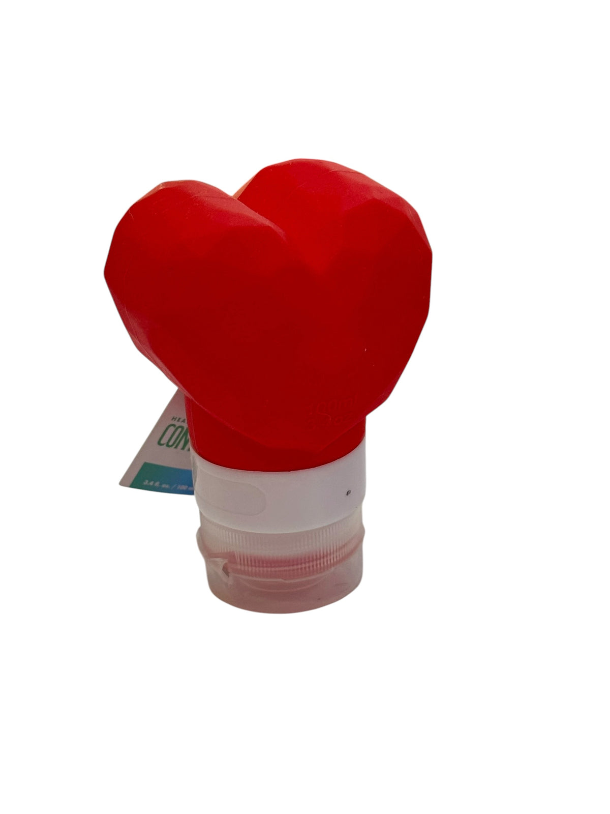 Botella de Viaje en Forma de Corazón - 3.4 oz (100 ml)