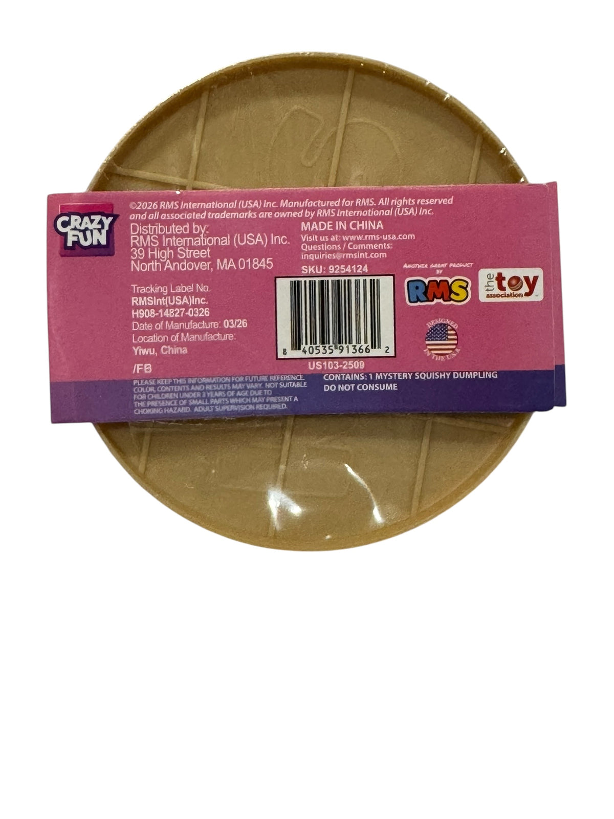 Crazy Fun Original Mystery Dumpling RMS - Purple Holographic Edition