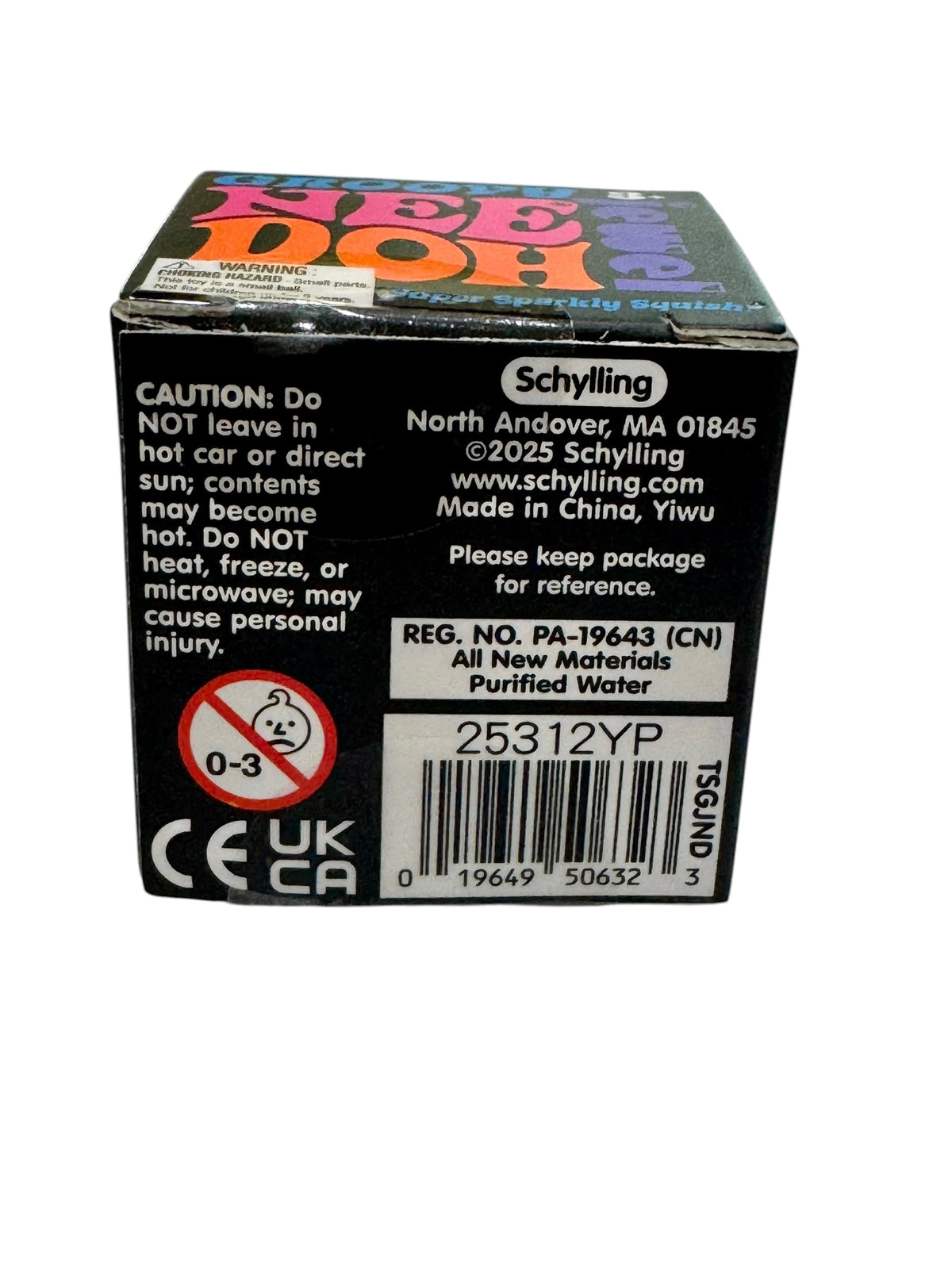 Groovy Jewel NEE DOH (Super Sparkly Squish - Blue )