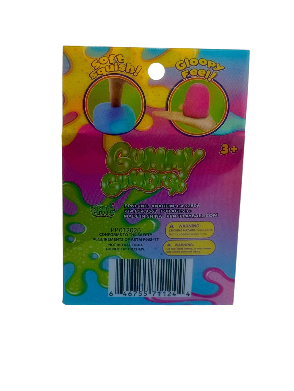 Gummy Gumdrop Squishy Toy - Blue
