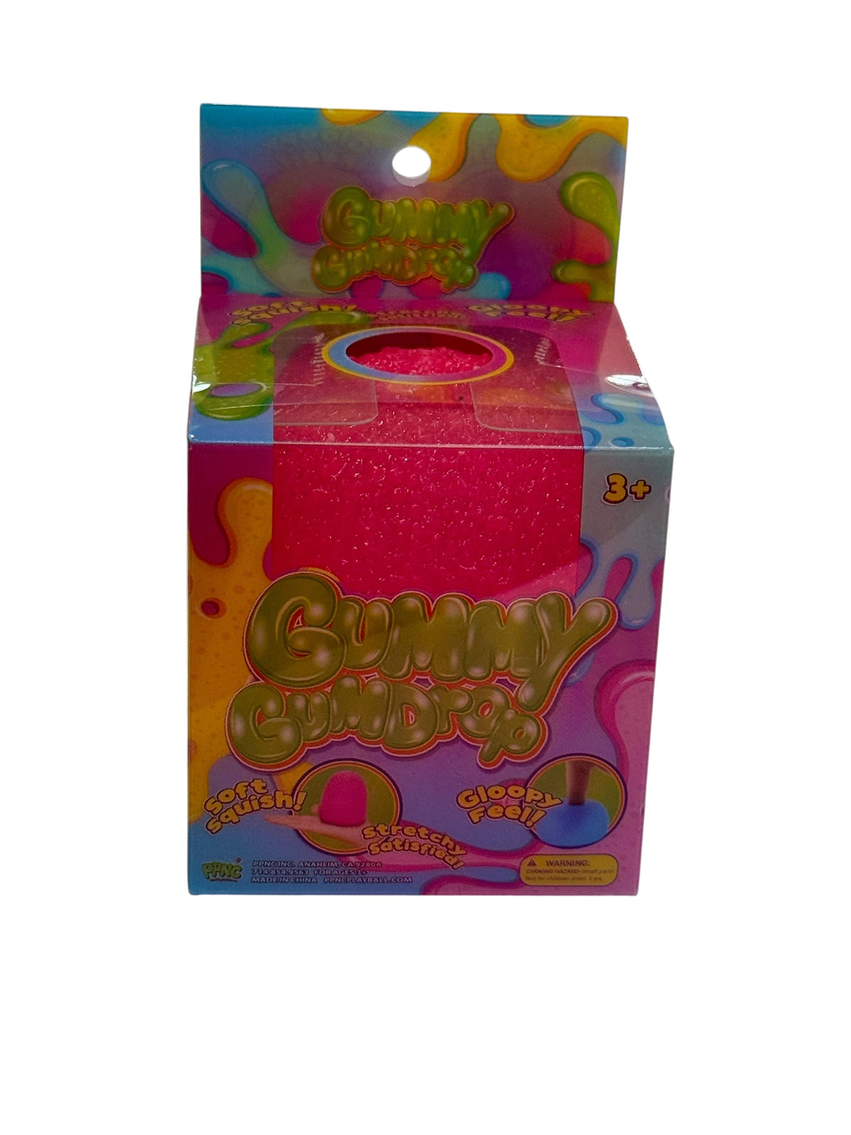 Gummy Gumdrop Squishy Toy - Pink
