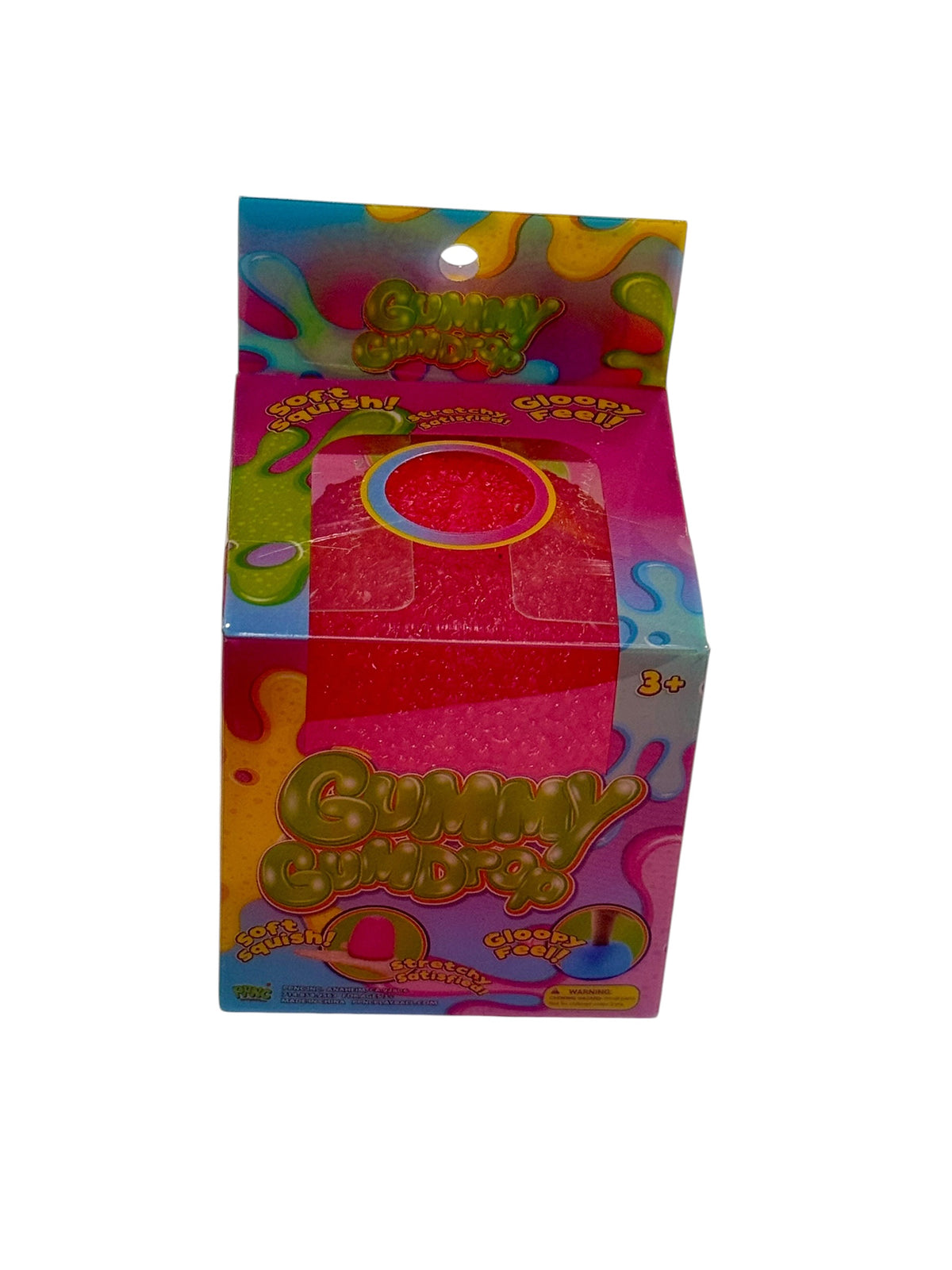 Gummy Gumdrop Squishy Toy - Pink