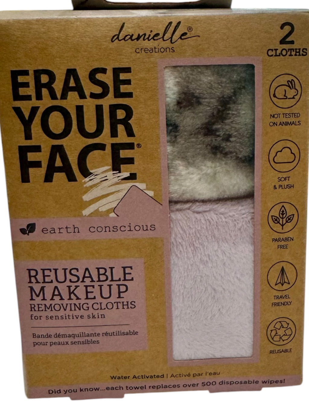 Reusable Makeup Removing Cloths (2 Pack)