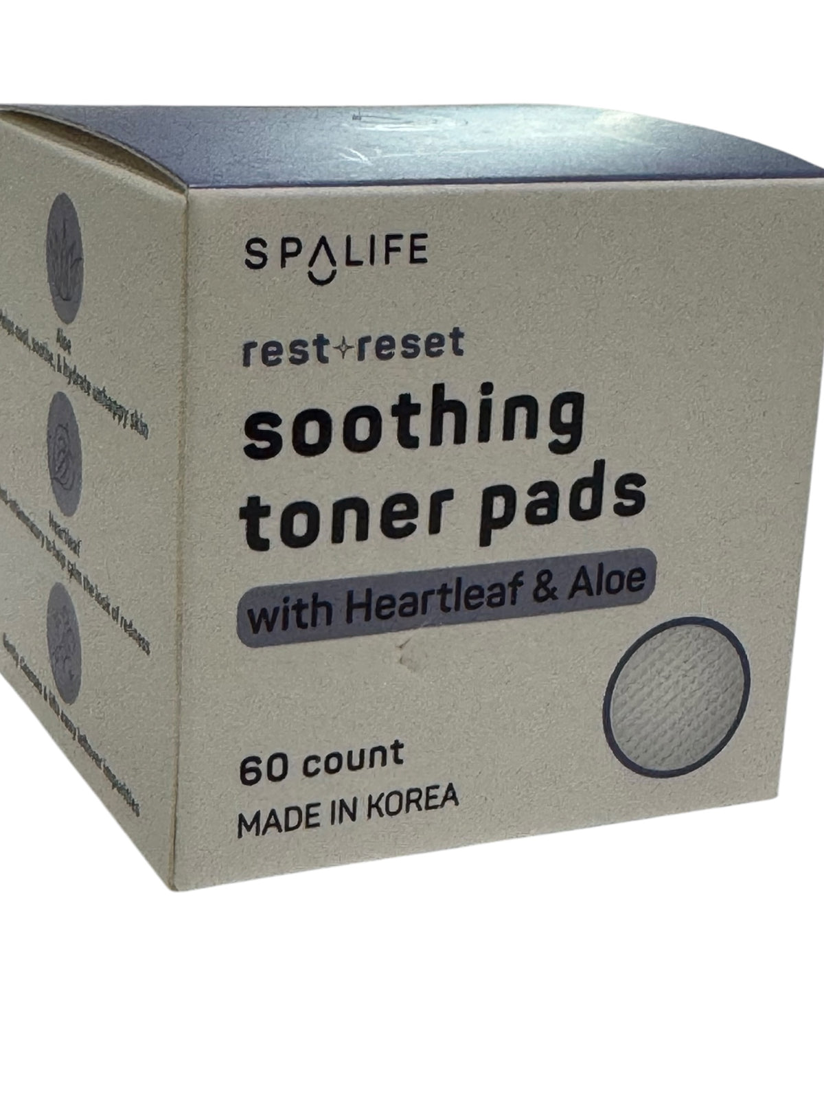 SpaLife Soothing Toner Pads with Heartleaf & Aloe (60 count)