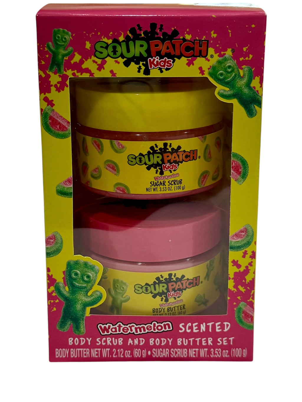 Set de exfoliante corporal y manteca corporal Sour Patch Kids Watermelon