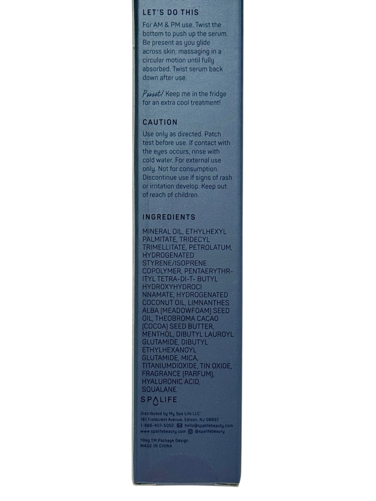 Spalife Chill'd Cooling Serum Stick