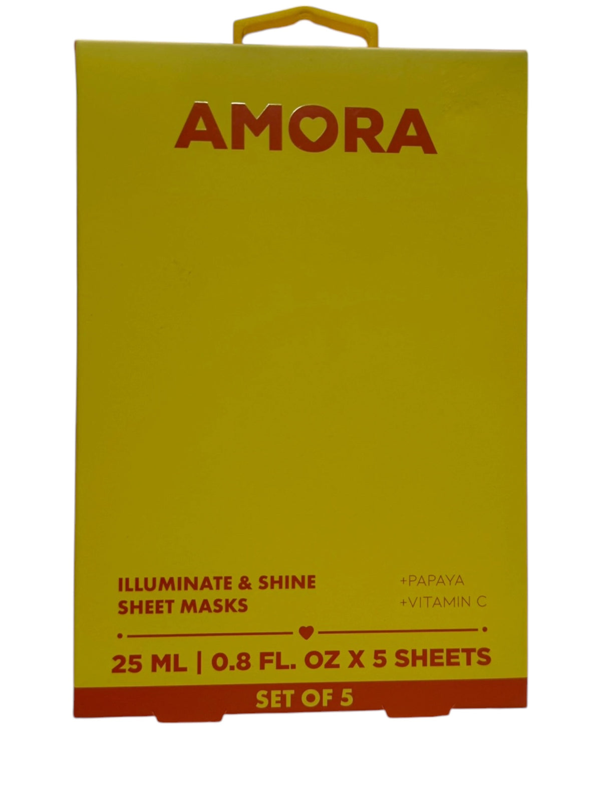 Amora Illuminate & Shine Sheet Mask (Set of 5)
