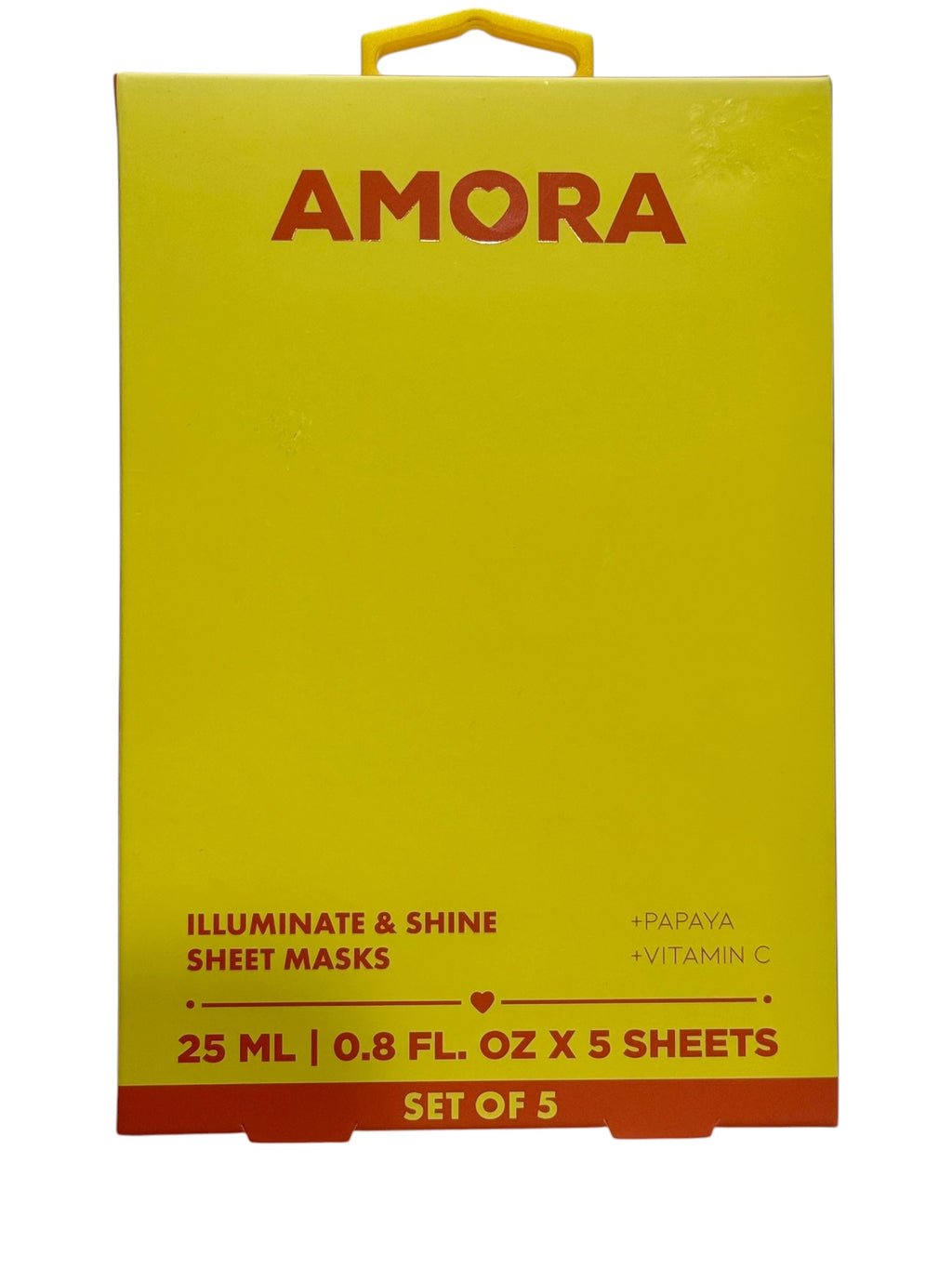 Amora Illuminate & Shine Sheet Mask (Set of 5)