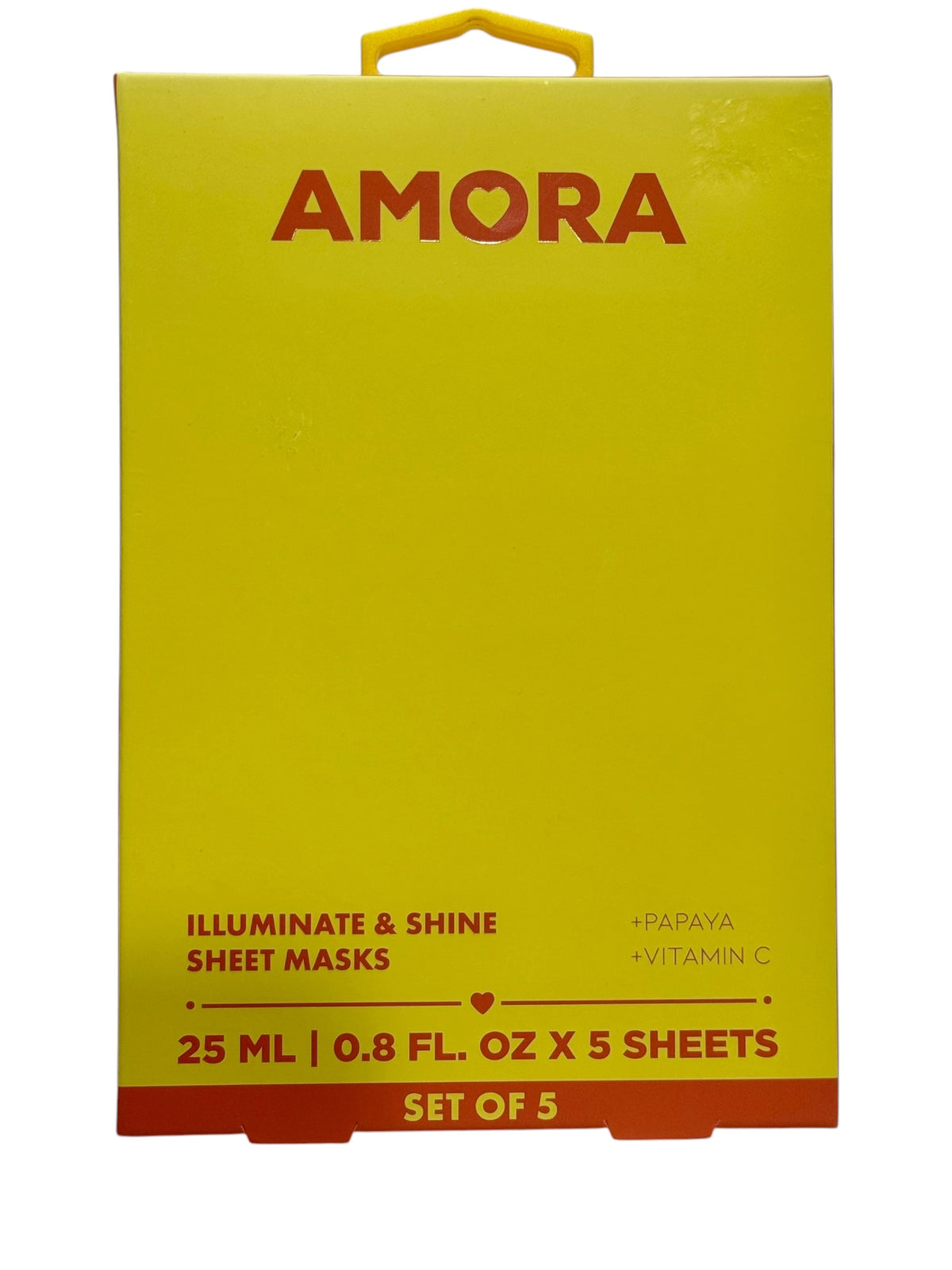Amora Illuminate & Shine Sheet Mask (Set of 5)