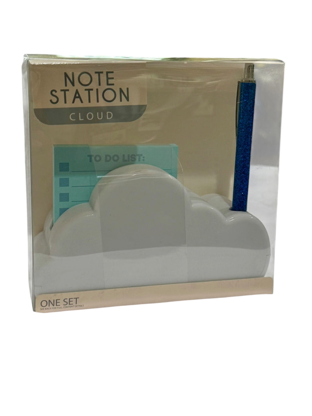 Cloud Note Station Desk Set