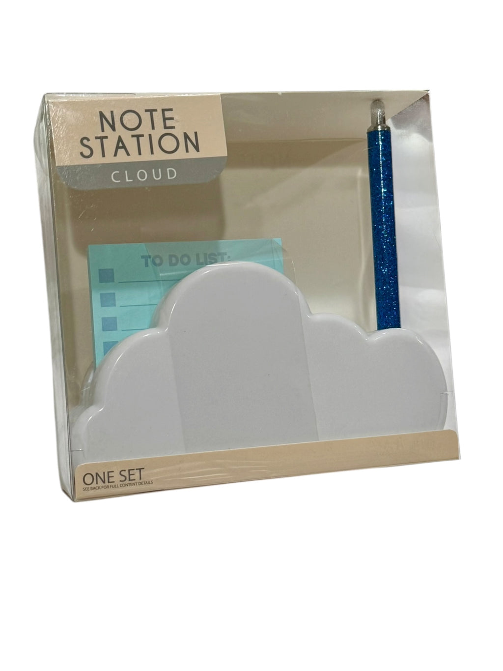Cloud Note Station Desk Set