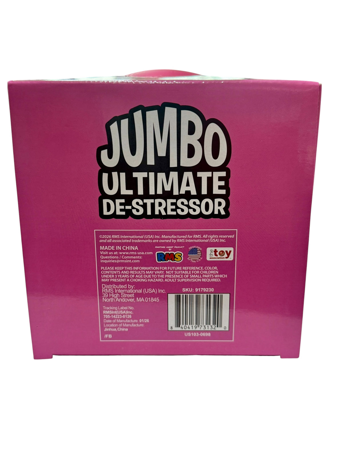 Jumbo Ultimate De-Stressor Squishy Ball - RMS