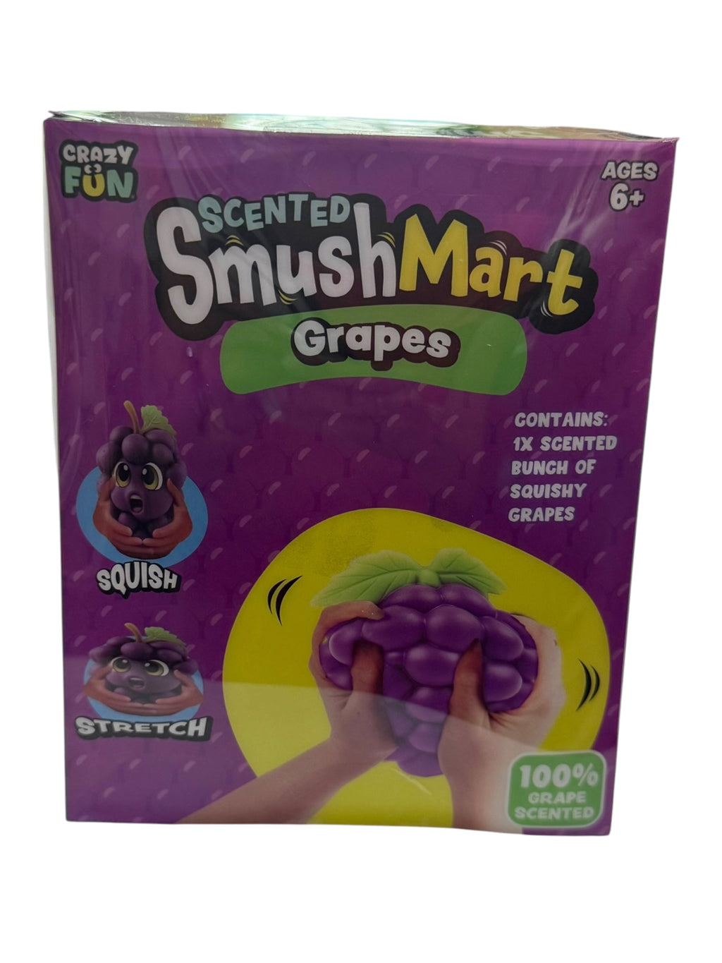 Scented SmushMart Grapes Squishy Toy - RMS