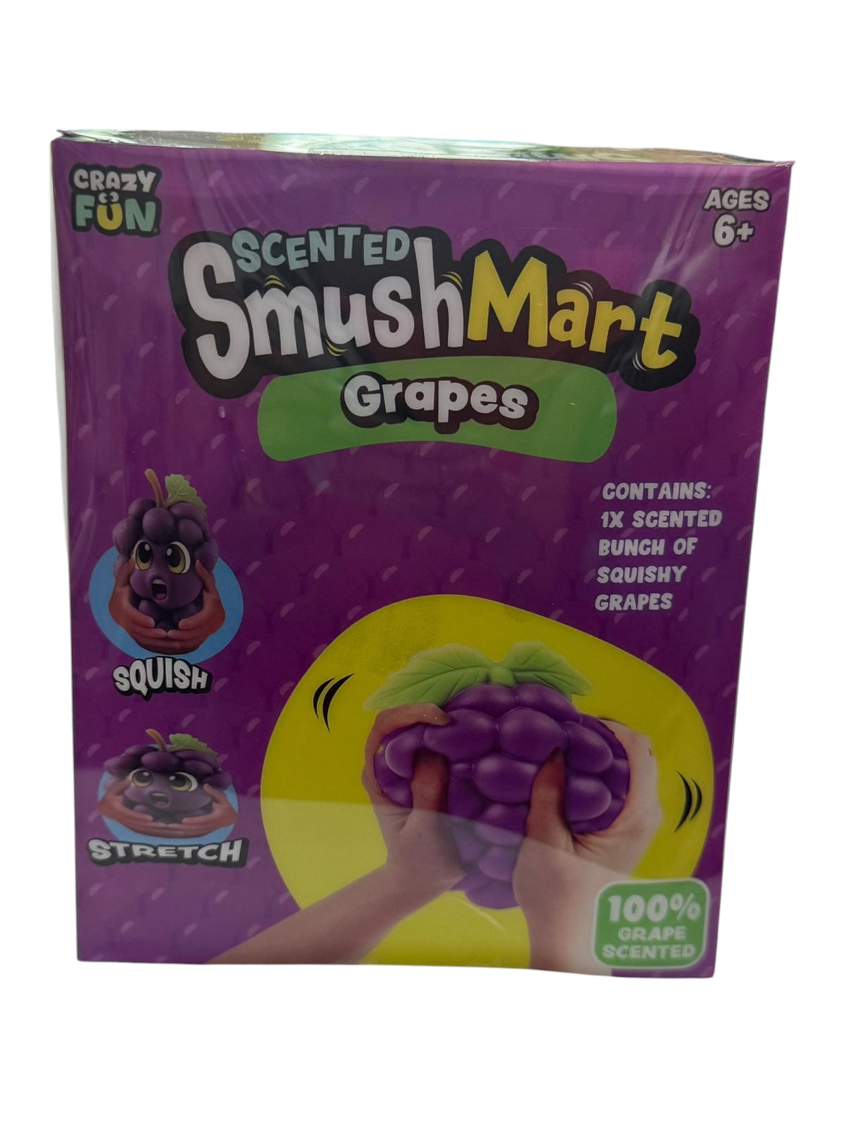 Scented SmushMart Grapes Squishy Toy - RMS