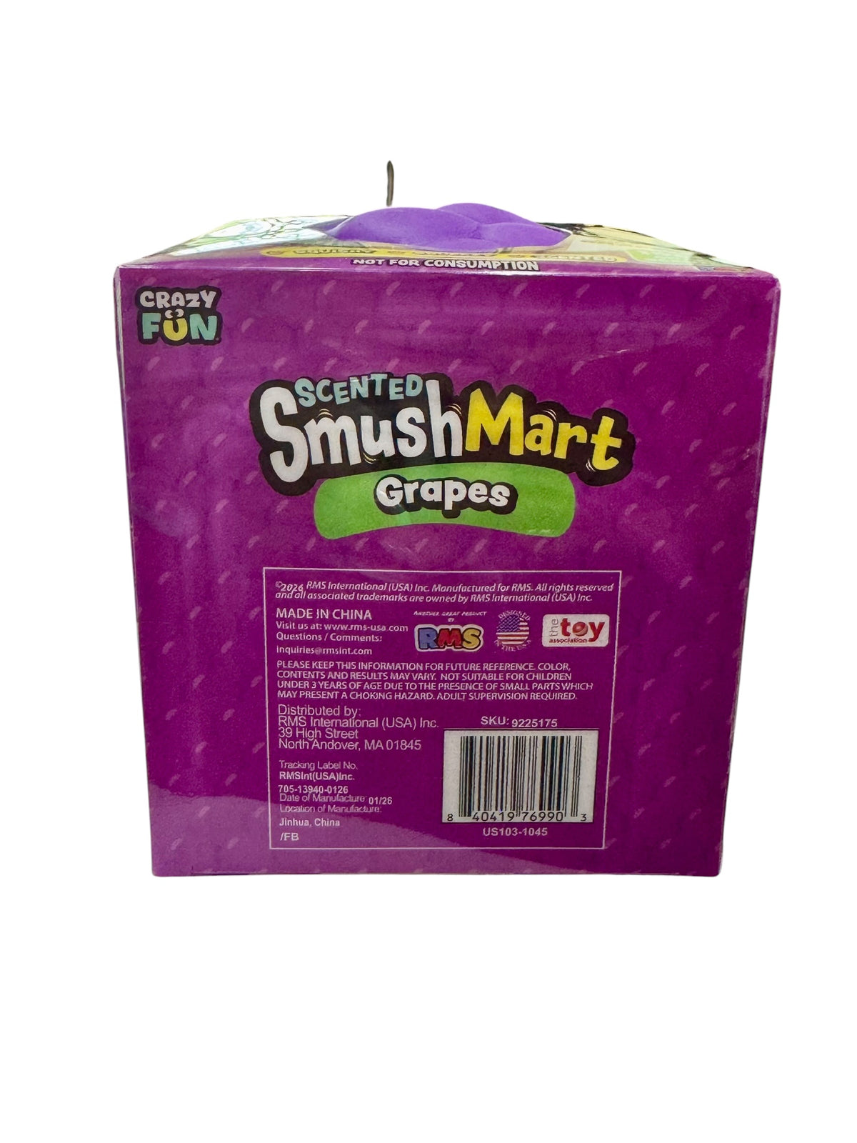 Scented SmushMart Grapes Squishy Toy - RMS
