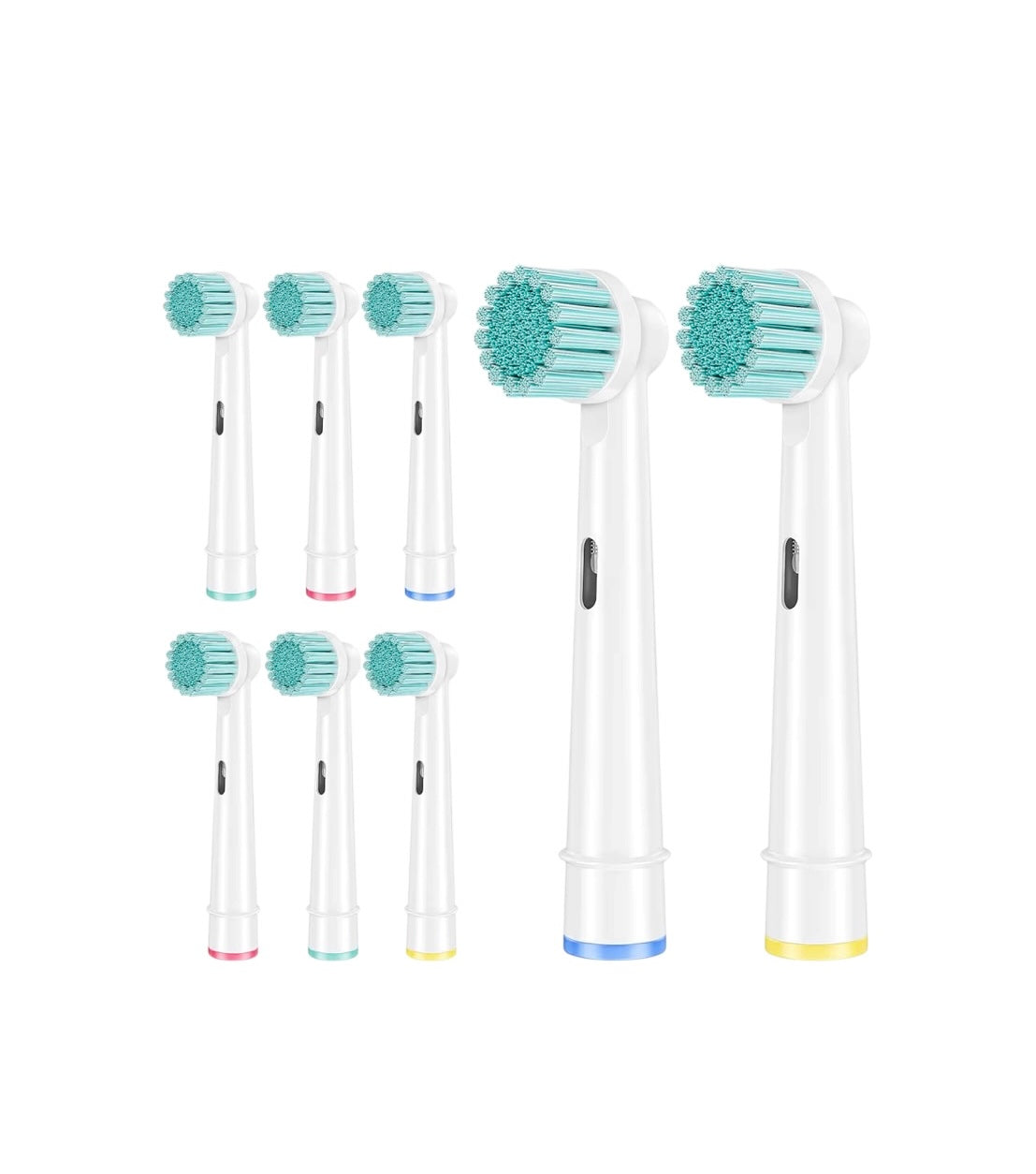8-Pack Sensitive Gum Care Replacement Toothbrush Heads Compatible with Oral-B Electric Toothbrushes