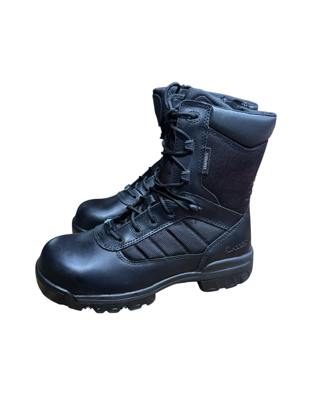 Bates Tactical Sport 8" Side Zipper Composite Safety Toe EH Boots Men's Size 9 New In Box