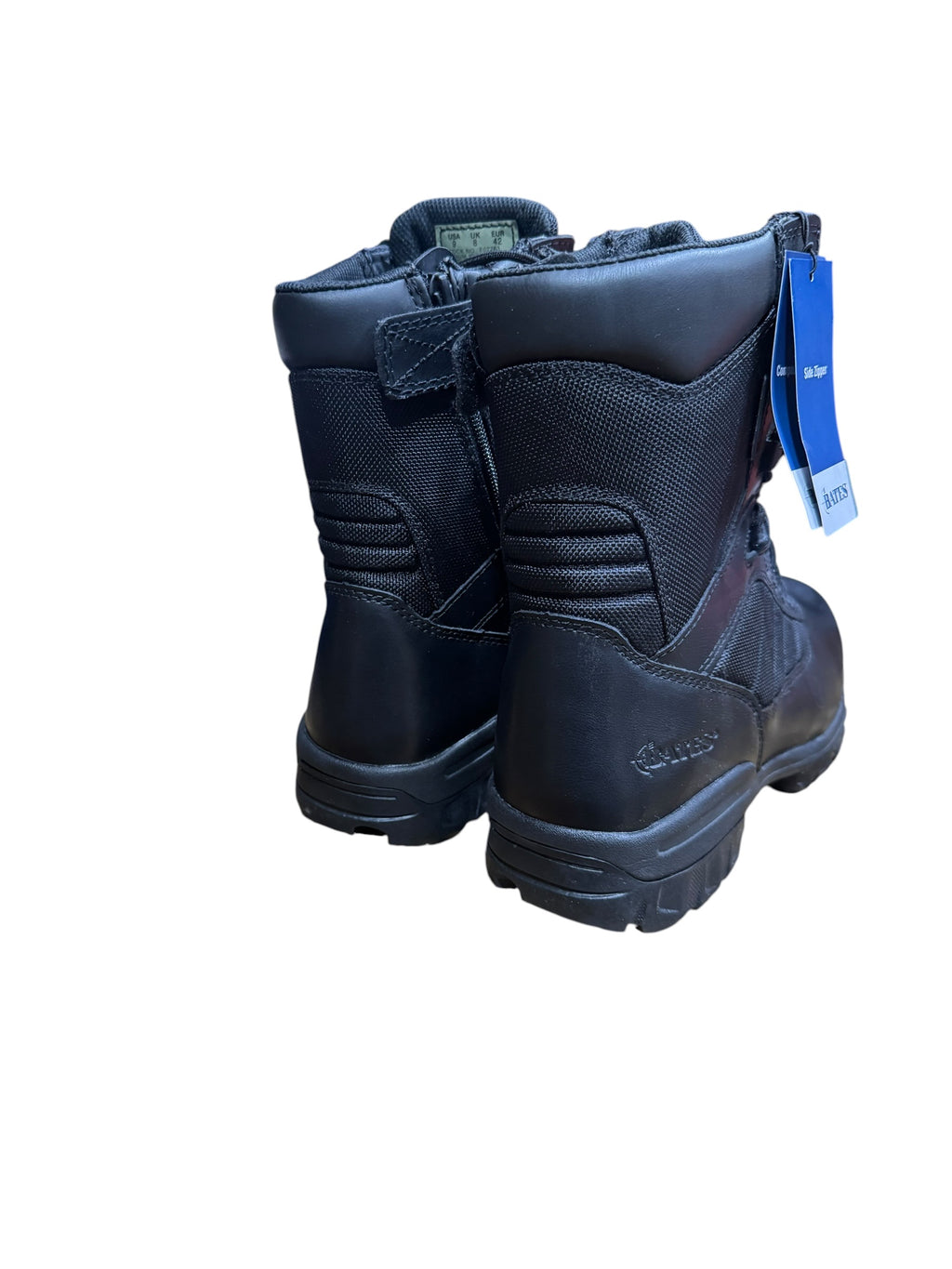 Bates Tactical Sport 8" Side Zipper Composite Safety Toe EH Boots Men's Size 9 New In Box