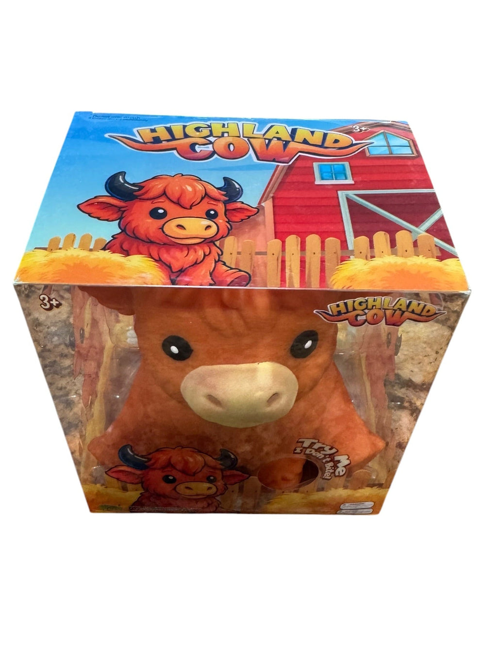 Highland Cow Squishy - Dark Orange