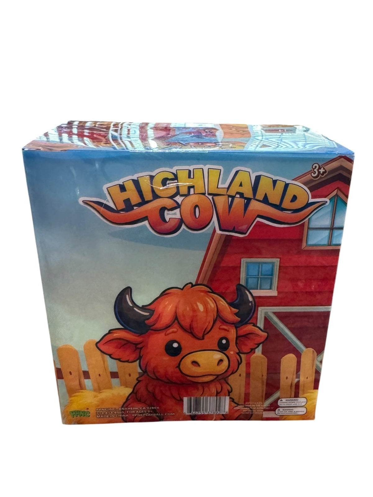 Highland Cow Squishy - Dark Orange