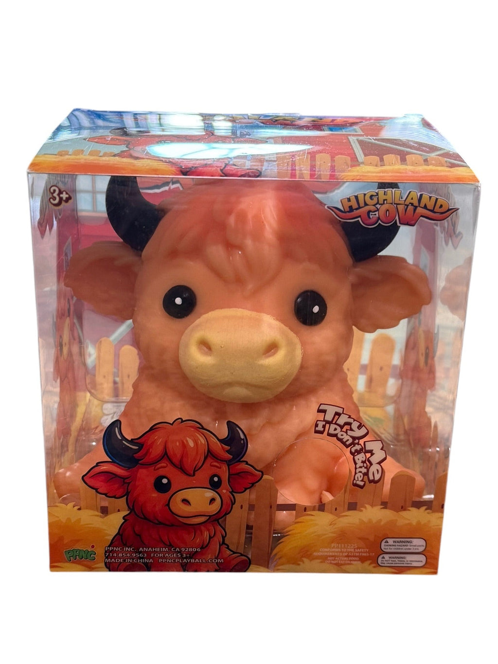 Highland Cow Squishy - Light Orange