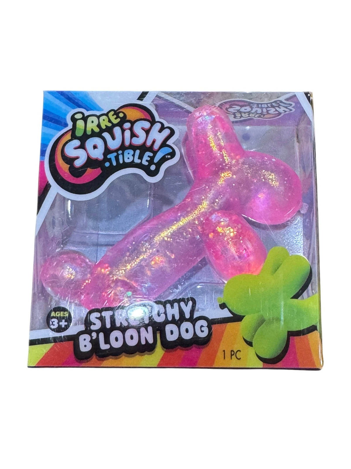 Irresquishible Stretchy B’loon Dog - Glitter Pink
