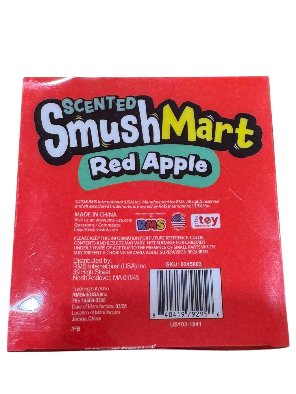 Crazy Fun Scented SmushMart Red Apple - RMS