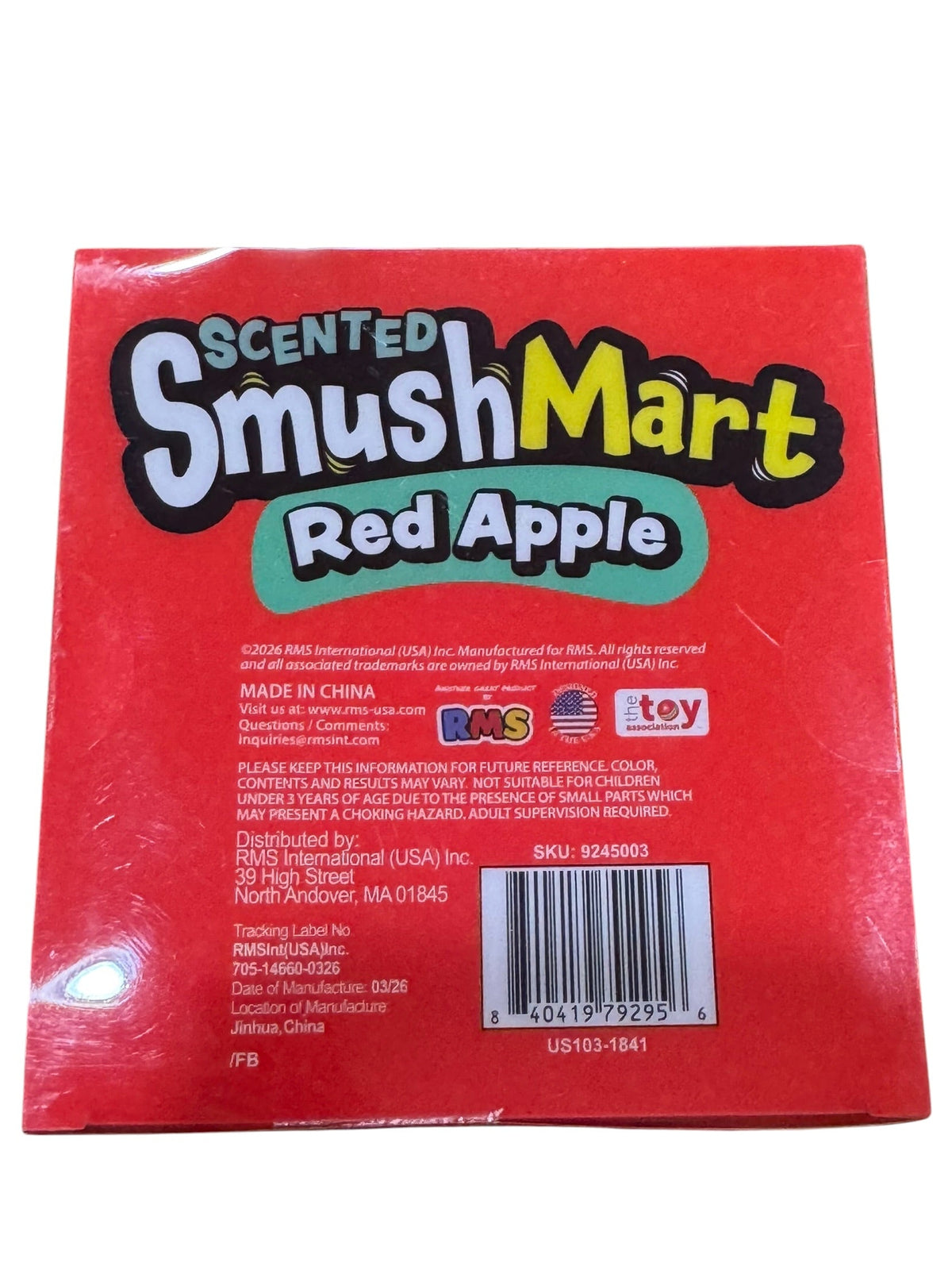 Crazy Fun Scented SmushMart Red Apple - RMS